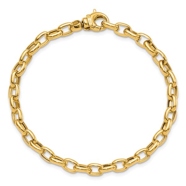 Leslie's 14K Polished Fancy Link Bracelet - Image 4
