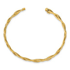 Leslie's 14k Polished Braided Cuff Bangle - Image 2