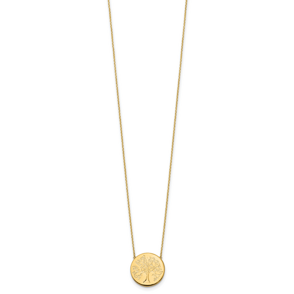Leslie's 14k Polished Tree of Life Necklace - Image 2