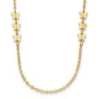 14k Polished Butterfly Necklace