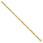 Leslie's 14k Men's Polished Fancy Link Bracelet - Image 2