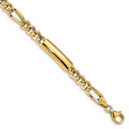 14k Men's Polished Fancy Link Bracelet