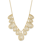 14k Polished D/C w/ 2in ext. Necklace - Image 2