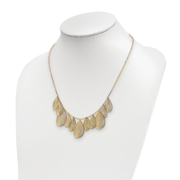 14k Polished D/C w/ 2in ext. Necklace - Image 3
