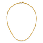 Leslie's 14K Polished Flat Oval Link Necklace - Image 3