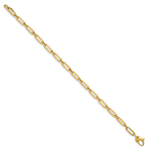 Leslie's 14K Polished Flat Oval Link Bracelet - Image 2