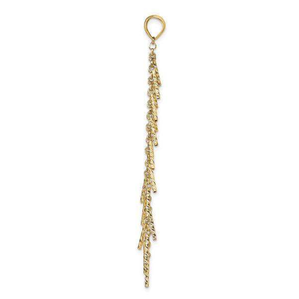 14K Polished D/C Pendant - Image 2