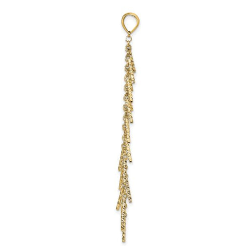 14K Polished D/C Pendant - Image 2