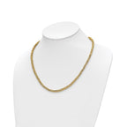 14K Polished Byzantine Link Necklace - Image 2