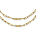 Leslie's 14k Polished Double-layer Link Necklace