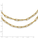 Leslie's 14k Polished Double-layer Link Necklace - Image 4