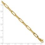 Leslie's 14K Polished Fancy Link with 1in ext Bracelet - Image 5