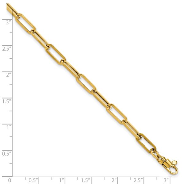 Leslie's 14K Polished Fancy Link with 1in ext Bracelet - Image 5