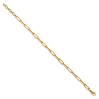 Leslie's 14K Polished Fancy Link with 1in ext Bracelet - Image 2