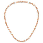 Leslie's 14K Rose Gold Polished Fancy Link Necklace - Image 3