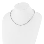 Leslie's 14K White Gold Polished Fancy Link Necklace - Image 2