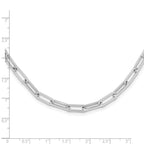 Leslie's 14K White Gold Polished Fancy Link Necklace - Image 4