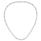 Leslie's 14K White Gold Polished Fancy Link Necklace - Image 4