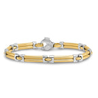 14K Two-tone Polished Bracelet - Image 3