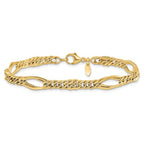 Leslie's 14k Polished Fancy Link Bracelet - Image 3