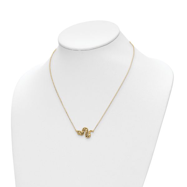 14k D/C Snake Necklace - Image 2