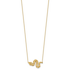 14k D/C Snake Necklace - Image 3