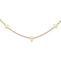 Leslie's 14k Polished Cross Necklace