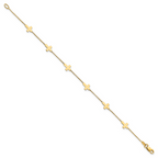 Leslie's 14k Polished Cross Bracelet - Image 2