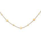 Leslie's 14k Polished Disc Necklace