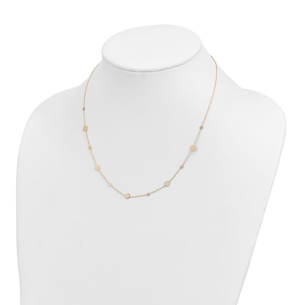Leslie's 14k Polished Disc Necklace - Image 4