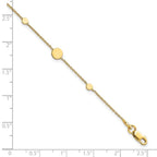 Leslie's 14k Polished Disc Bracelet - Image 4