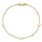 Leslie's 14k Polished Disc Bracelet - Image 5