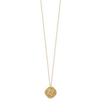 Leslie's 14K Two-tone Polished D/C Love Knot Necklace - Image 2