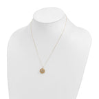 Leslie's 14K Two-tone Polished D/C Love Knot Necklace - Image 4