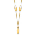 Leslie's 14K Polished w/2in ext. Necklace