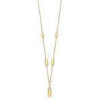 Leslie's 14K Polished w/2in ext. Necklace - Image 2