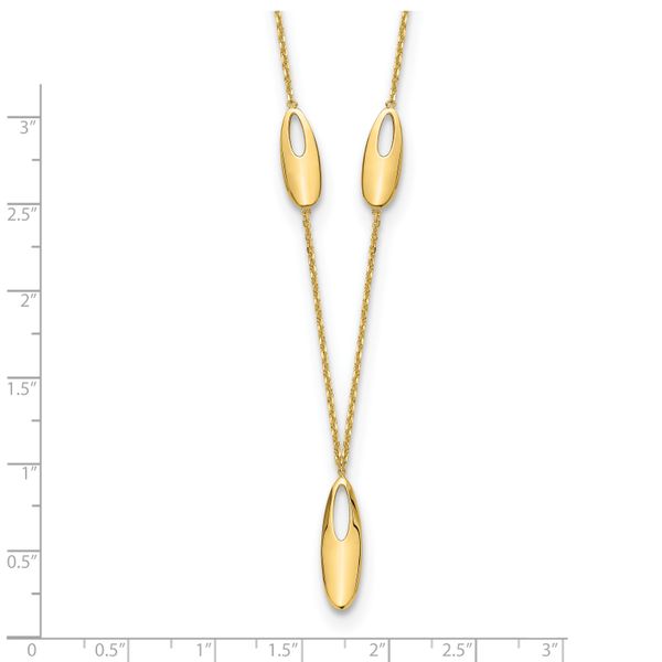 Leslie's 14K Polished w/2in ext. Necklace - Image 3