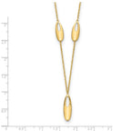 Leslie's 14K Polished w/2in ext. Necklace - Image 3