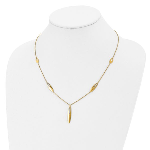 Leslie's 14K Polished w/2in ext. Necklace - Image 4