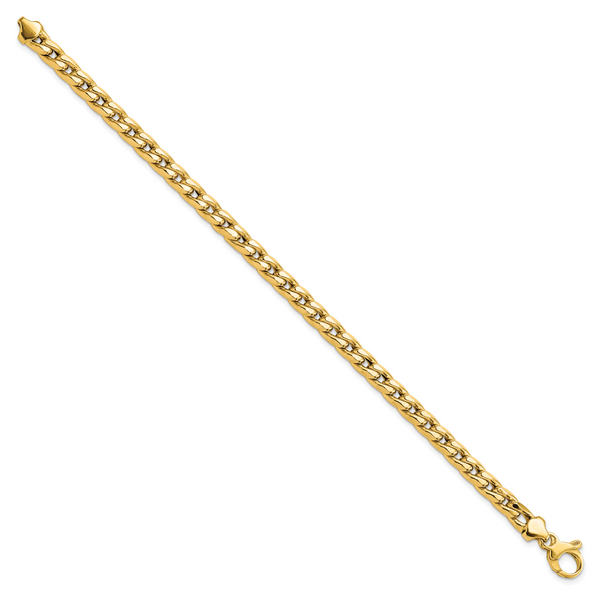 14k Polished Curb Bracelet - Image 2