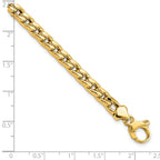 14k Polished Curb Bracelet - Image 4