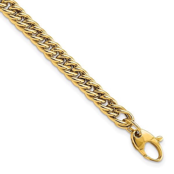 Leslie's 14K Polished Curb Link Bracelet