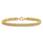 Leslie's 14K Polished Curb Link Bracelet - Image 3