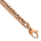 Leslie's 14K Rose Gold Polished Curb Link Bracelet
