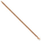 Leslie's 14K Rose Gold Polished Curb Link Bracelet - Image 2