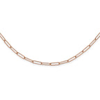 Leslie's 14K Rose Gold Polished Fancy Link Necklace