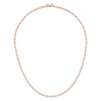 Leslie's 14K Rose Gold Polished Fancy Link Necklace - Image 3
