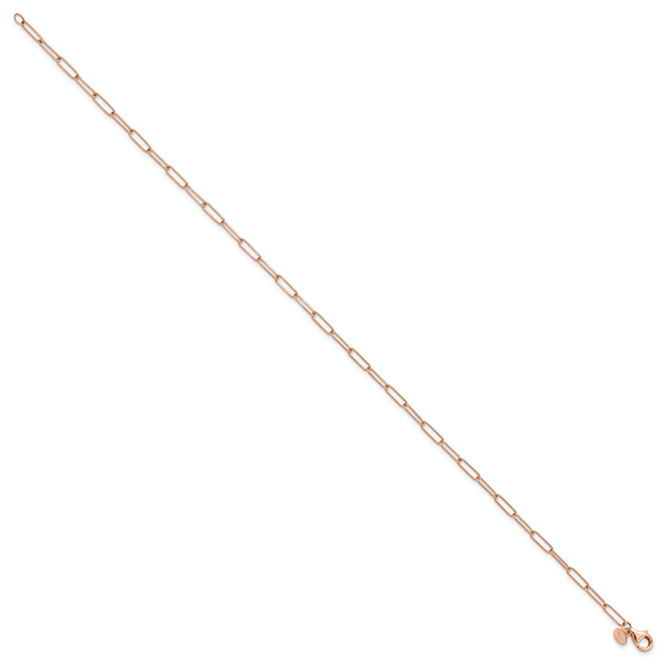 Leslie's 14K Rose Gold Polished Fancy Link Bracelet - Image 2