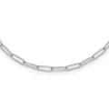 Leslie's 14K White Gold Polished Fancy Link Necklace