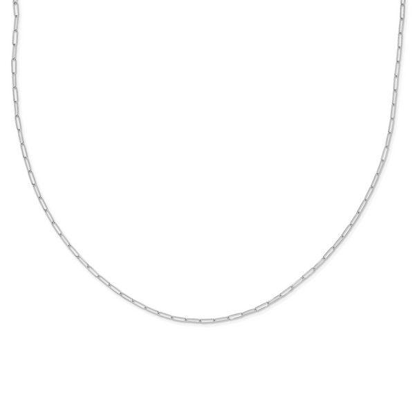 Leslie's 14K White Gold Polished Fancy Link Necklace - Image 2